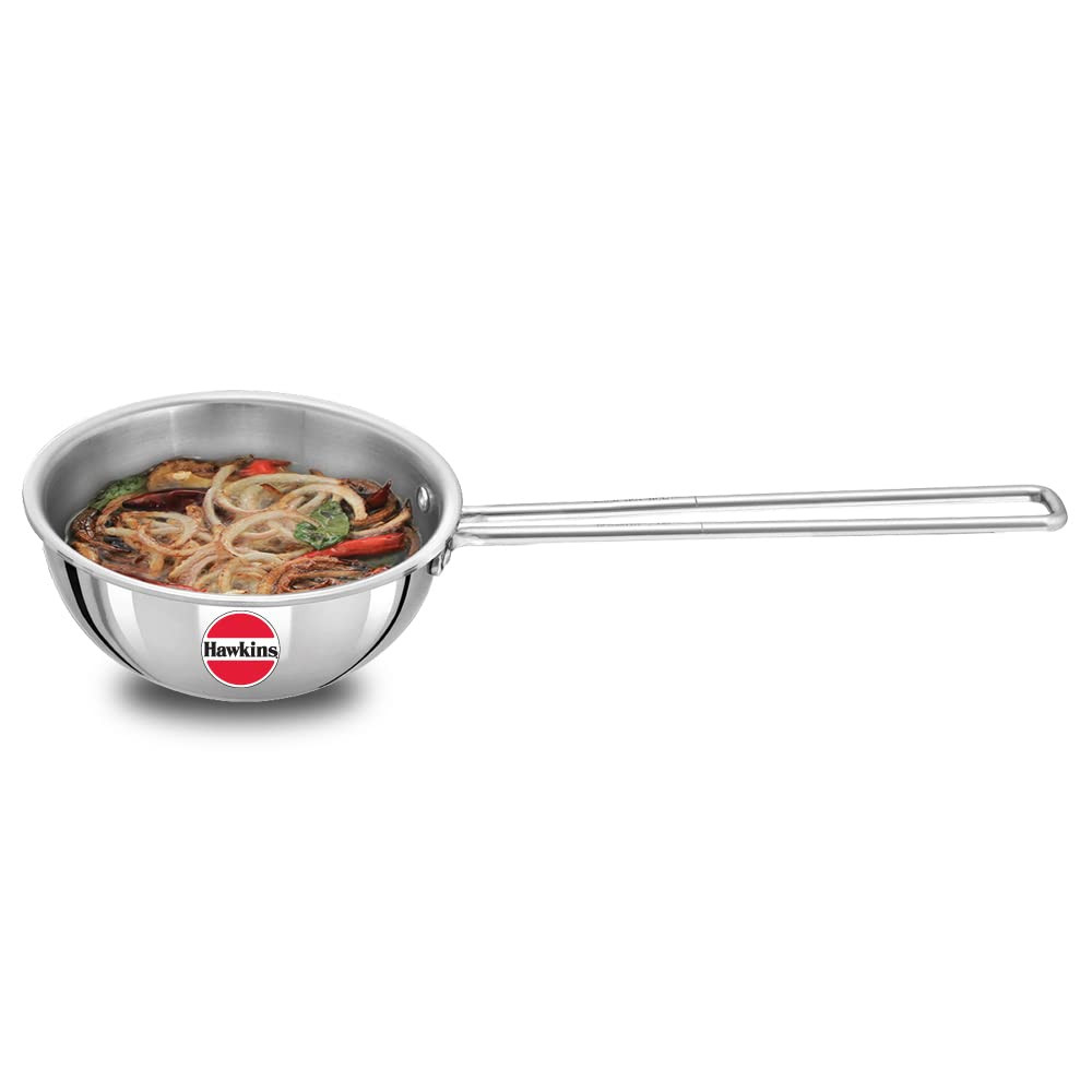 Hawkins Futura  Tadka Pan (Spice Heating Pan) - Silver
