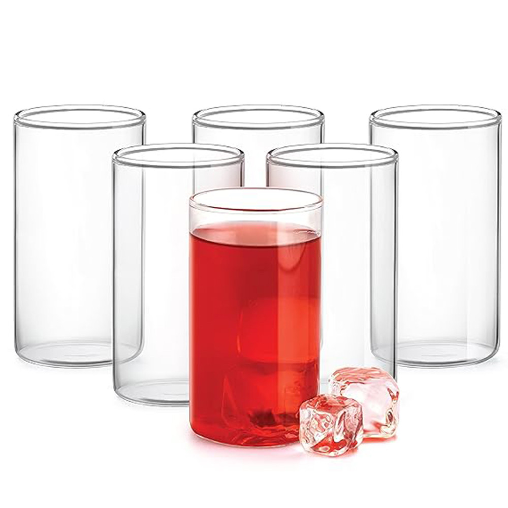 CELLO-Roma-Borosilicate-Glass-Tumblers,-Set-of-6,-350ml-Each