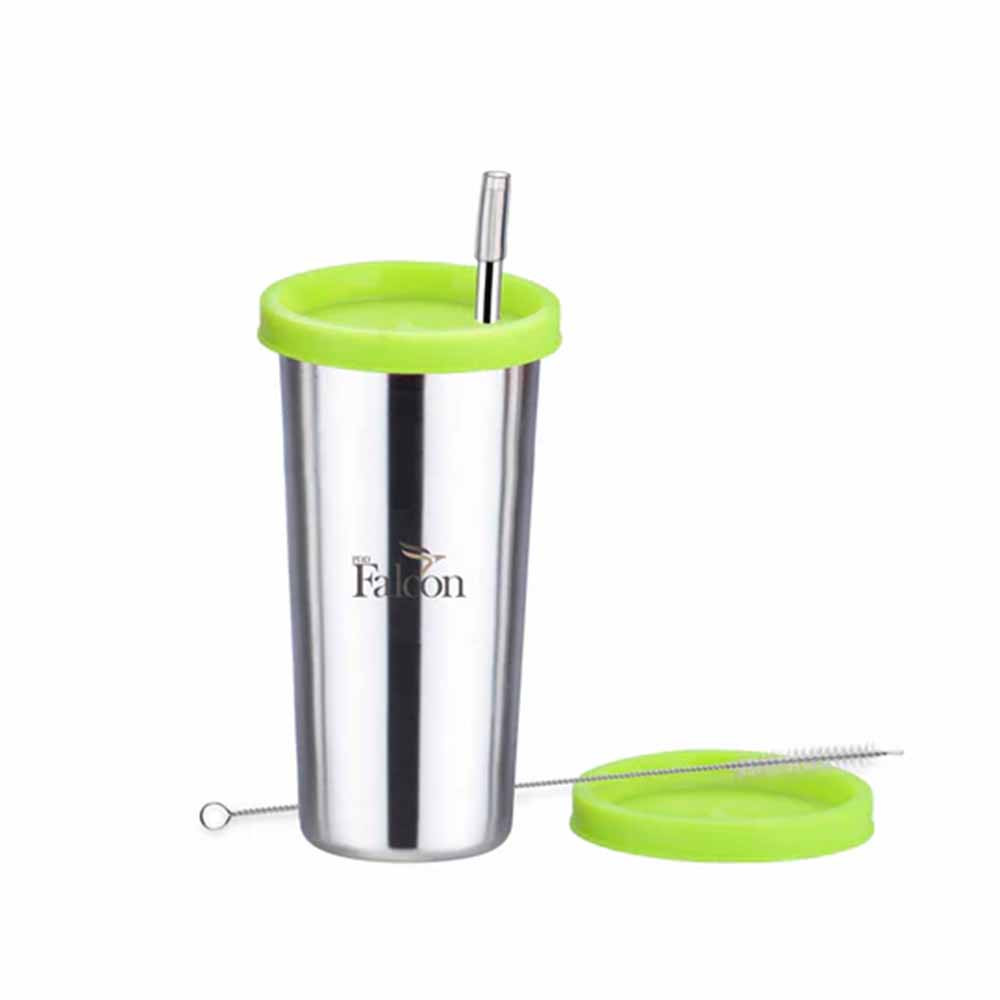 Pdd Falcon Steel Straw Glass 5 colours available-520ml