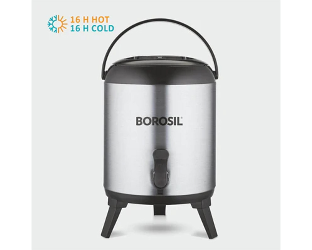 Borosil Stainless Steel Hydra Wonder Water Jug |- Silver