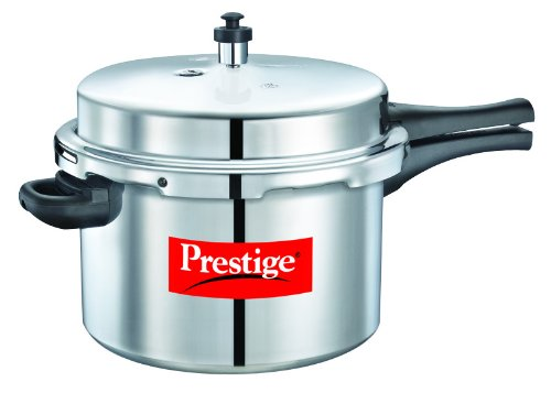 Prestige Popular Aluminium Pressure Cooker, Silver