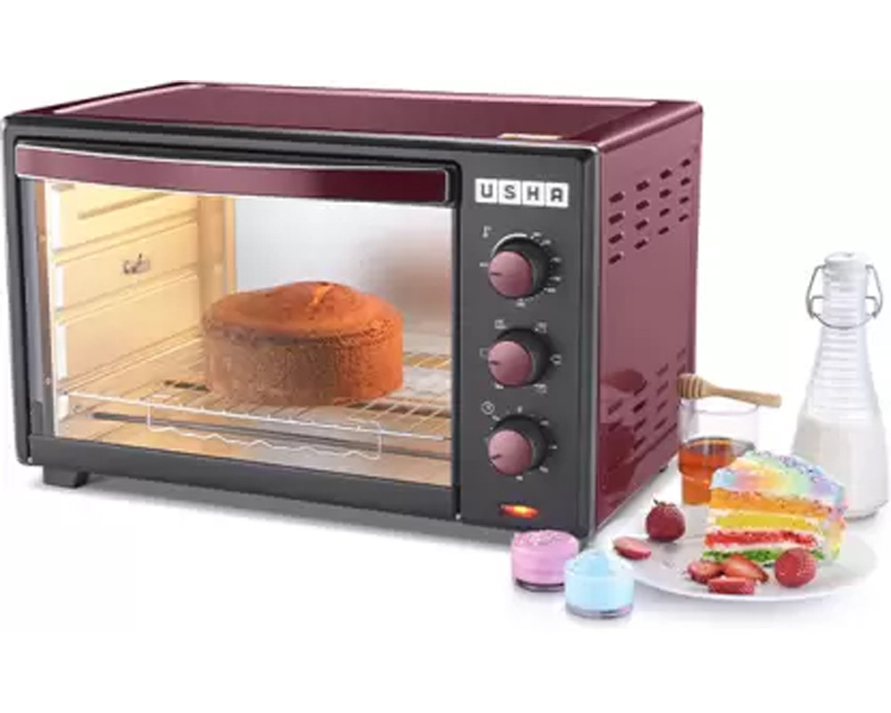 USHA 25-Litre OTGW 25RC Oven Toaster Grill Oven Toaster Grill -OTG - Wine