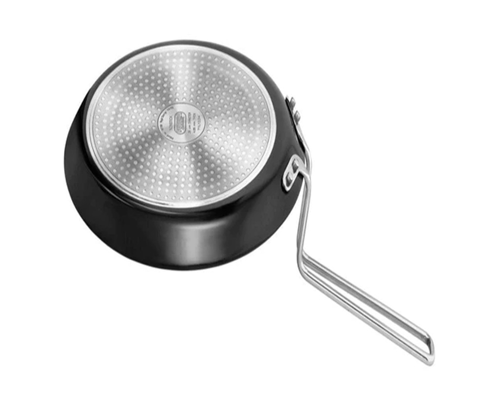 Hawkins Futura Hard Anodised Flat Tawa -Black