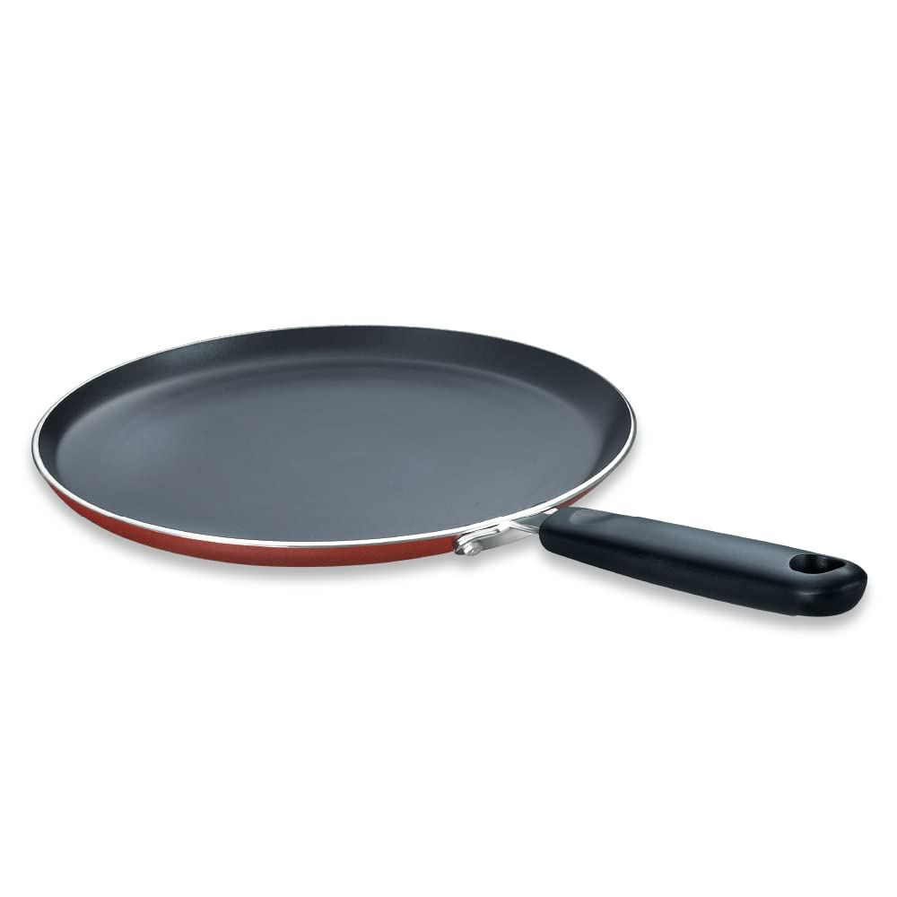 Prestige Omega Deluxe Omni Tawa Aluminium, Red