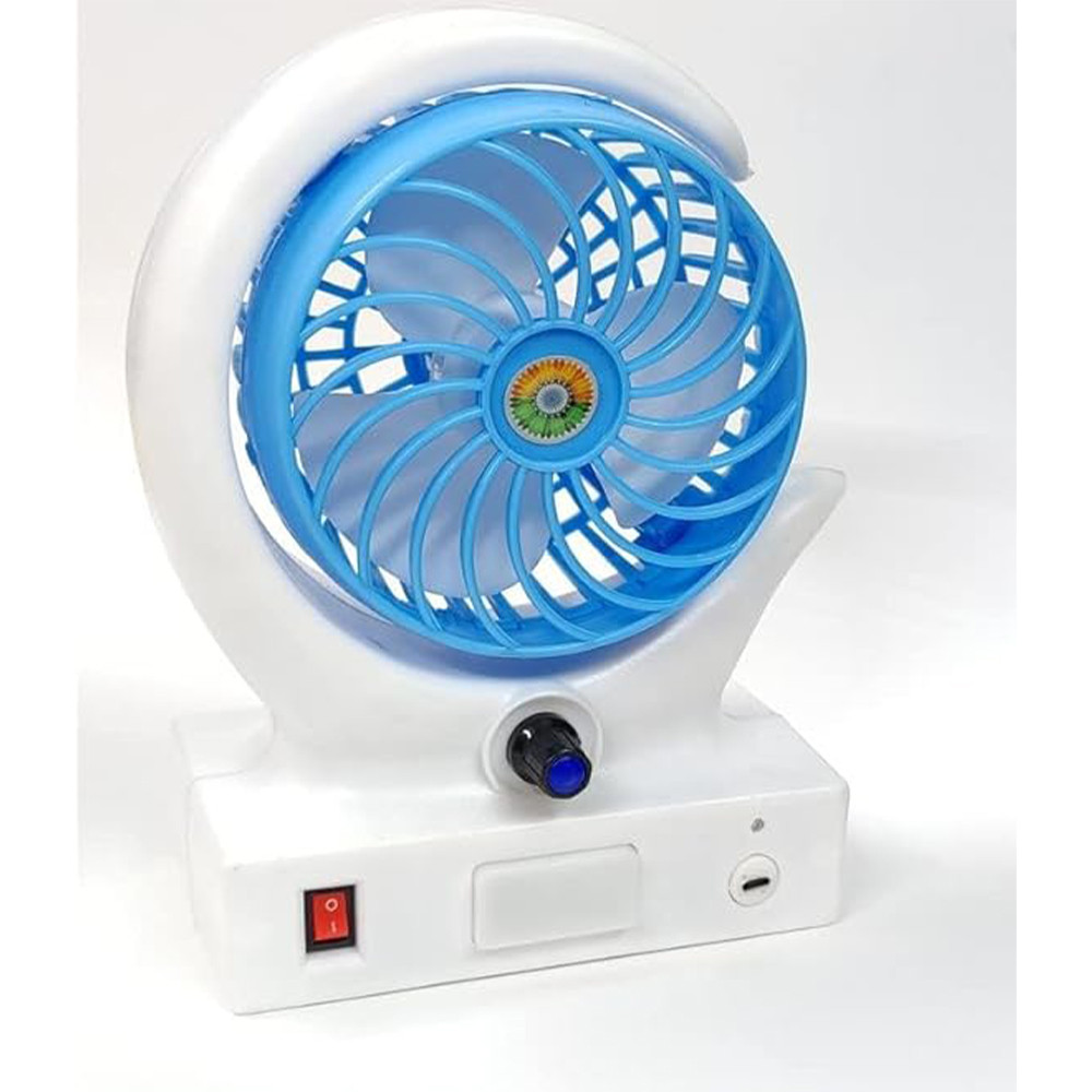 UROOJ 1 Pc Smart Portable Mini Fan Rechargeable Folding Fan