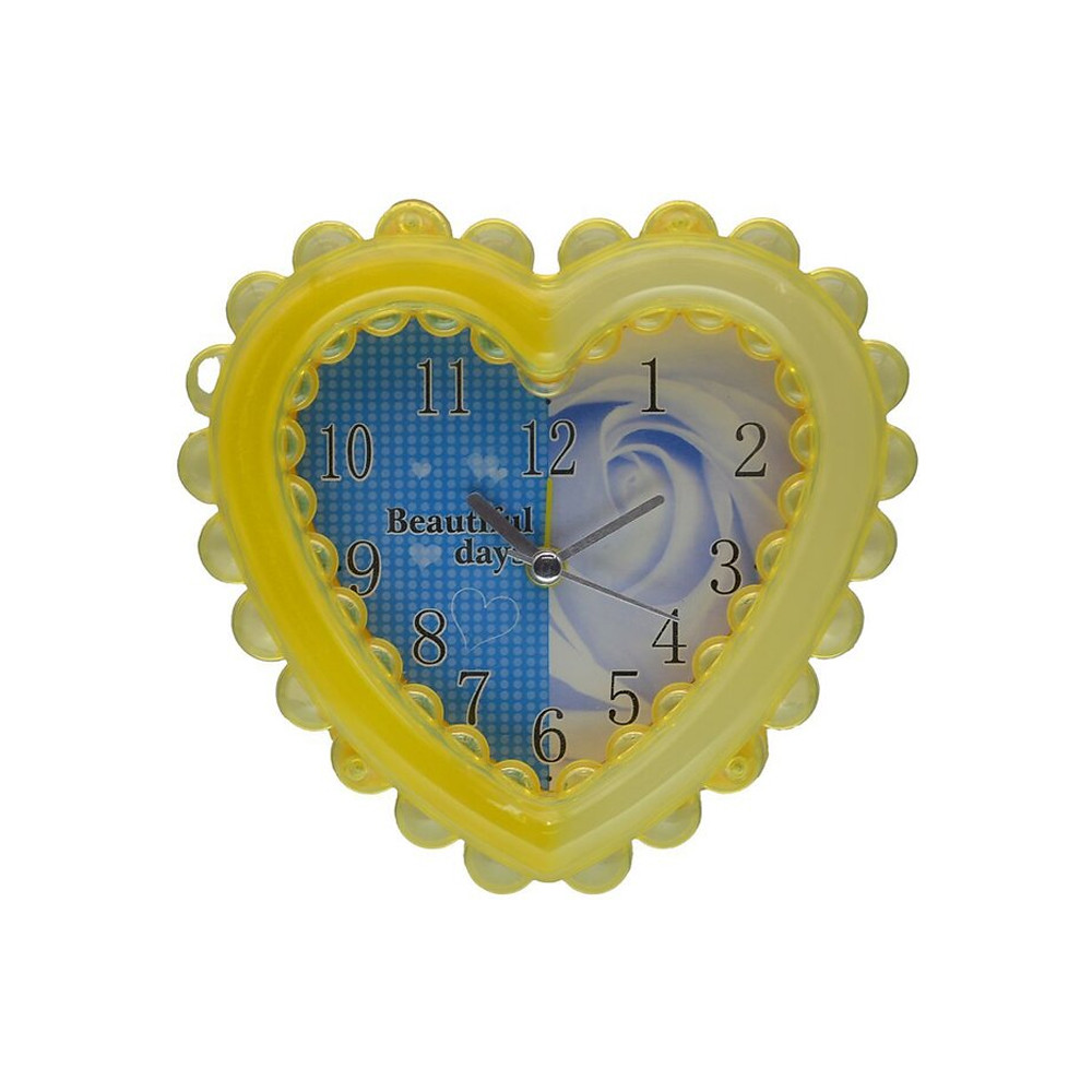 New Fancy Stylish Heart Design Table showpiece with Watch Green Color