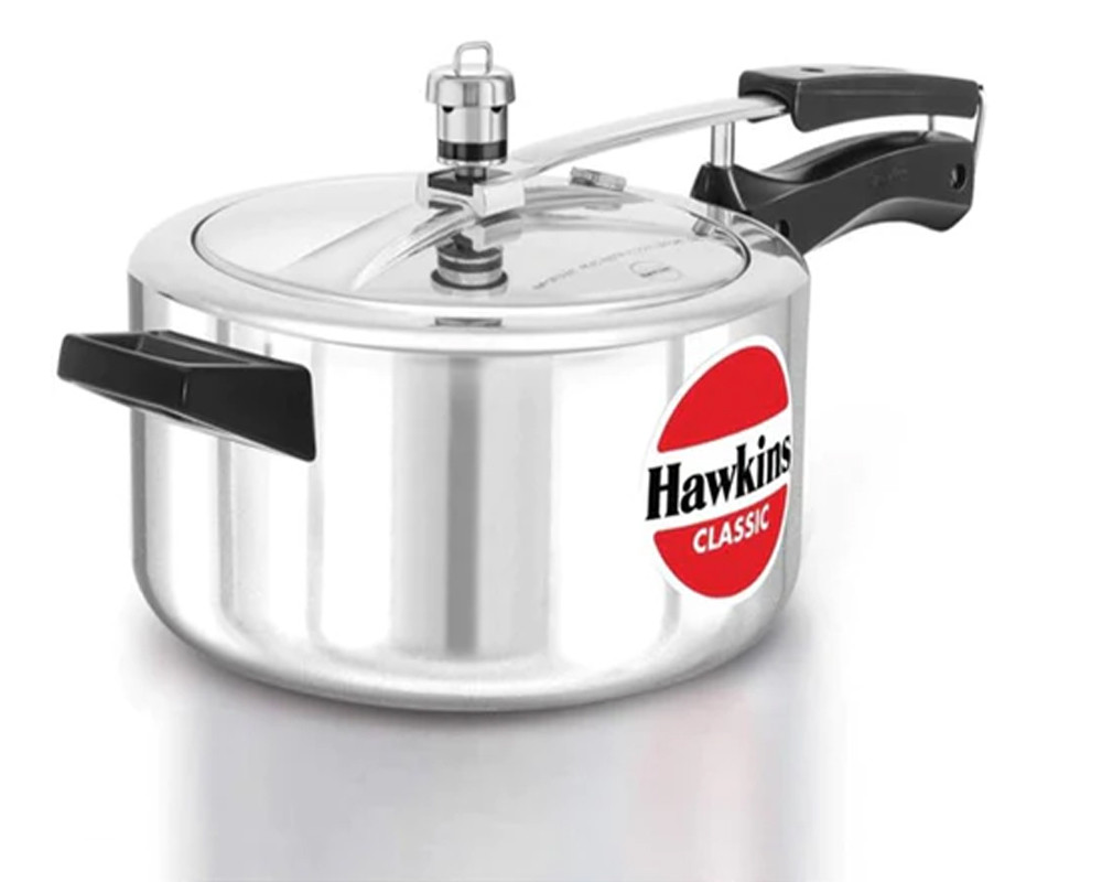 Hawkins Classic Aluminum Pressure Cookers | Silver
