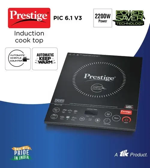 Prestige PIC 6.1 V3 2200W Indian Menu Options Induction Cooker
