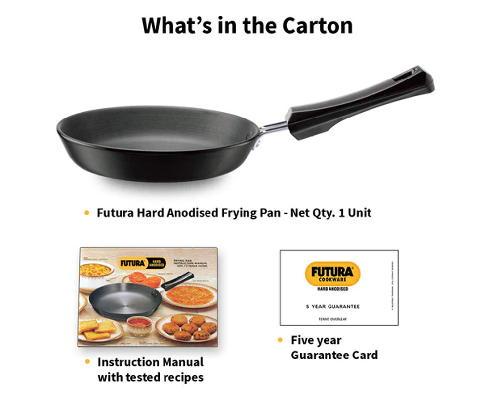Hawkins Futura Hard Anodised Frying Pan |- Black