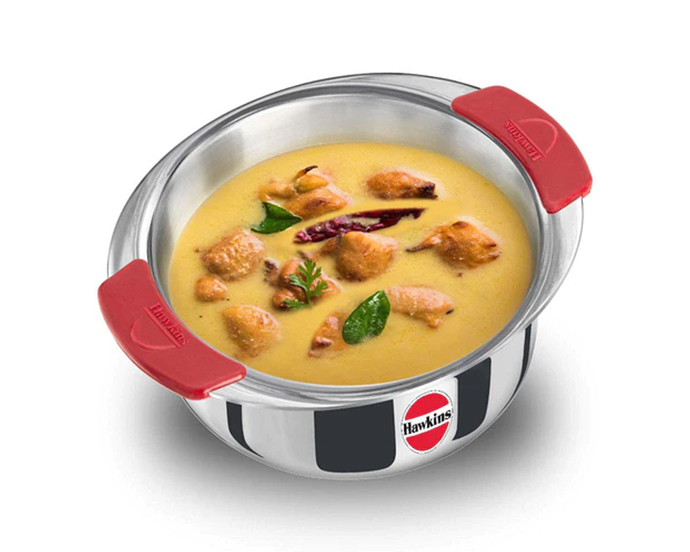 Hawkins Tri-Ply Stainless Steel Metro Patila | Induction Compatible | Silver