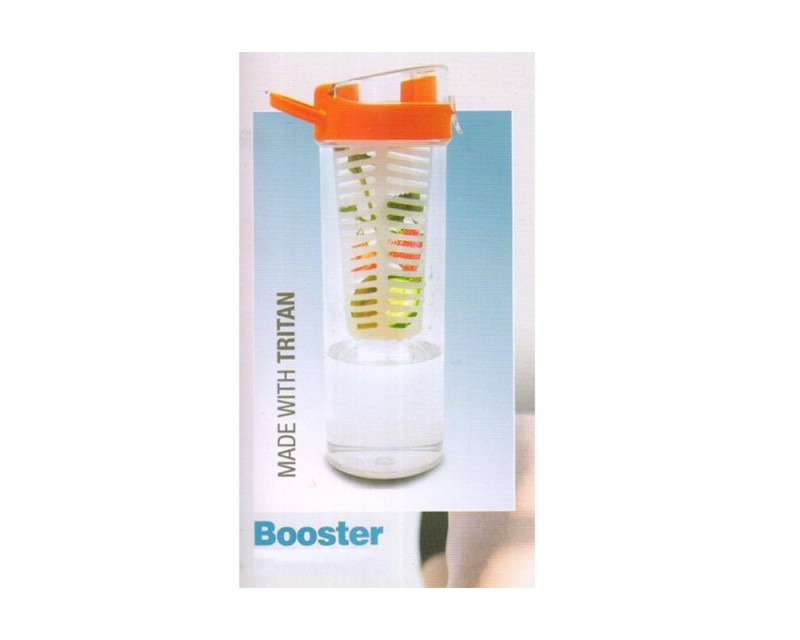 Jaypee Plus Tritan made Fruit Infuser Water Bottle 800 ml Booster Orange