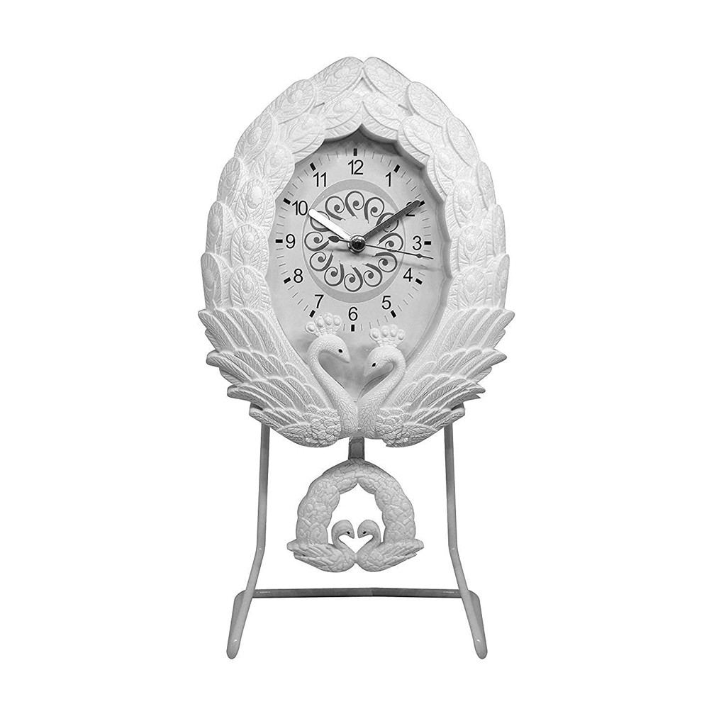 IYAAN Pendulum Table Clock and Desk Decor Clock for Home and Office Use Medium Multicolor