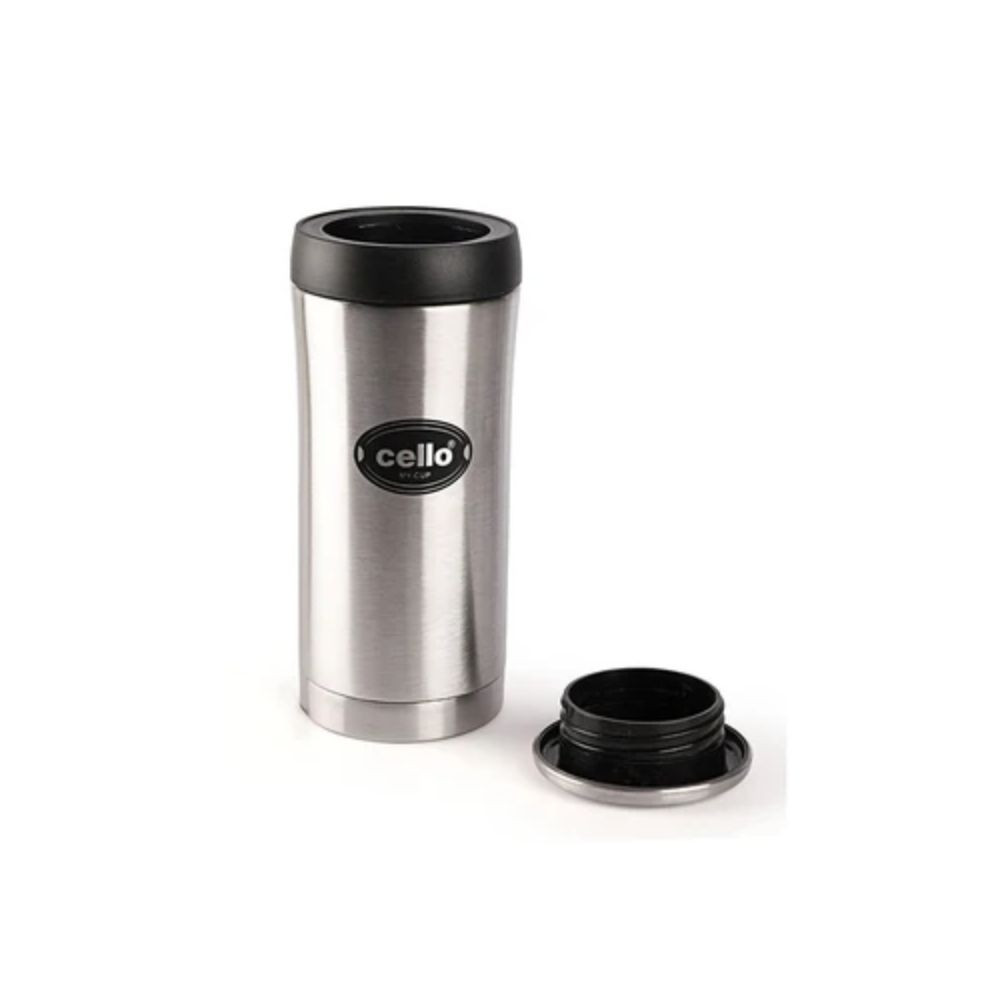 Cello My Cup Stainless Steel Vacuum Insulated Flask | Hot and Cold | Silver | 1 Pc